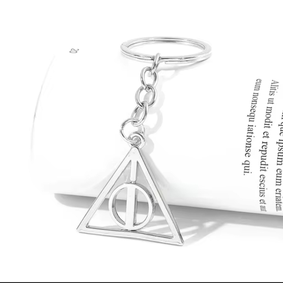 Harry Potter Deathly Hallows‎ Keychain Hogwarts School Of Magic Key Holder - Picture 6 of 6